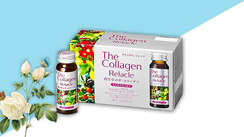 Nước uống The Collagen Shiseido Relacle (Hộp 10 chai x 50ml)