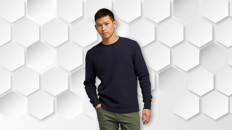 áo thun nam tay dài Uniqlo (414402