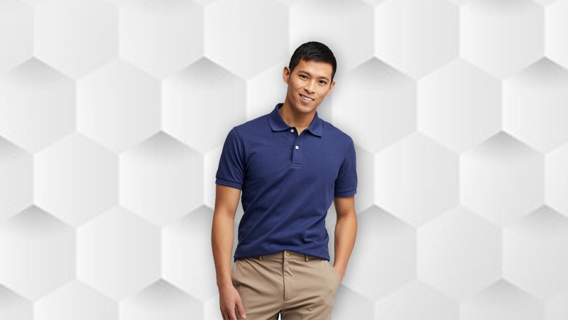 Áo thun Polo nam Uniqlo (413440)