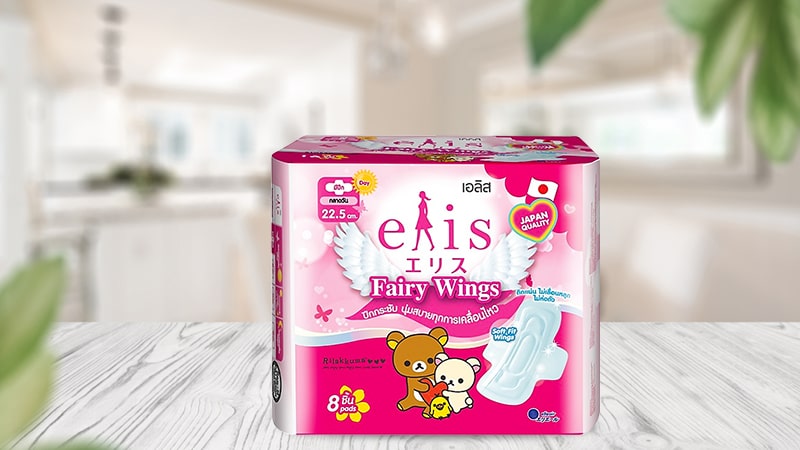 Băng Vệ Sinh Elis Fairy Wings MP 22.5 cm 8 Miếng