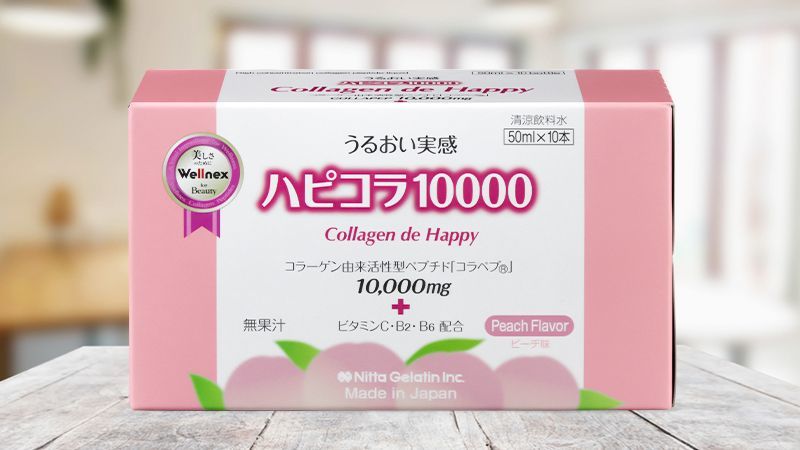 Nước uống Collagen de Happy 10000mg (Hộp 10 chai x 50ml)