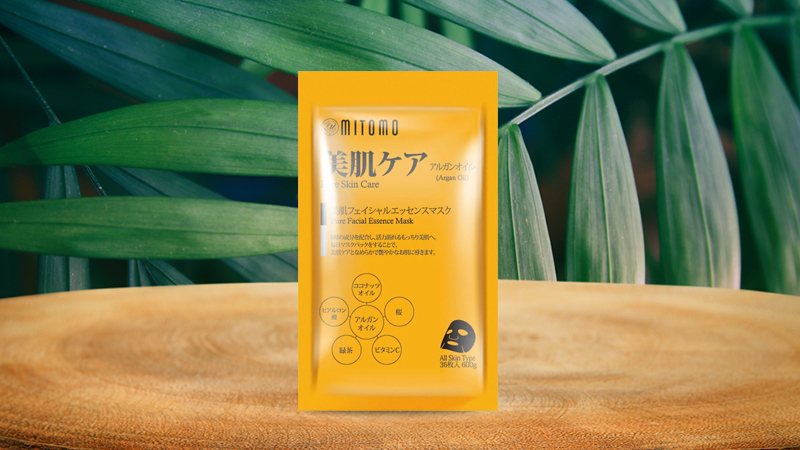 mặt nạ dưỡng ẩm Mitomo Japan Argan Oil Pure Care 36 miếng