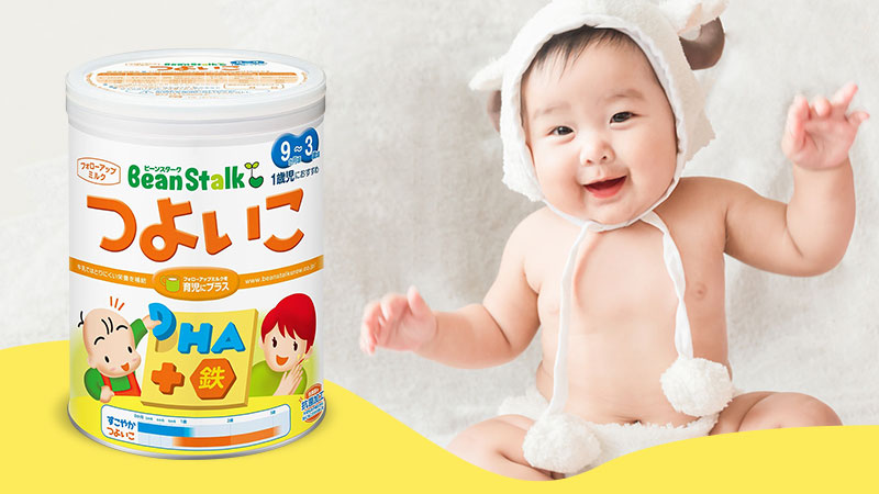 Sữa BeanStalk số 9 Nhật Bản 800g (Cho bé 9-36 tháng)