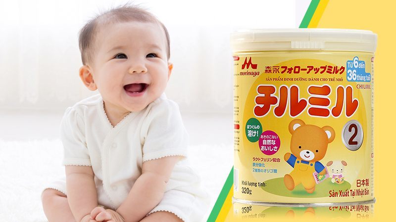 Sữa Morinaga Chilmil số 2 Nhật Bản 850g (Cho bé 6 - 36 tháng)