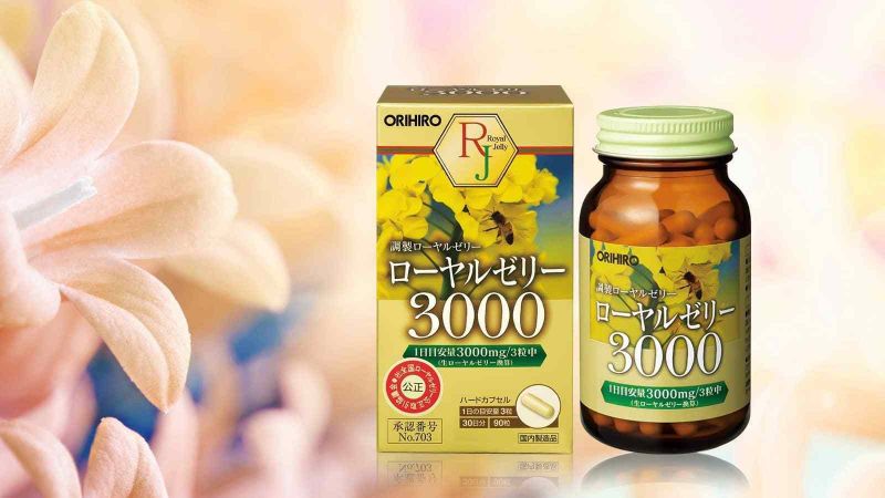 Viên uống sữa ong chúa Orihiro Royal Jelly 3000mg 90 viên