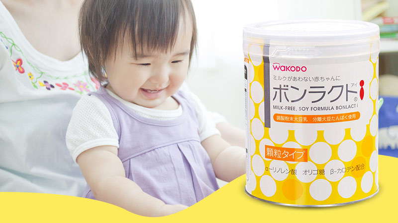 Sữa Wakodo Bonlact I Nhật Bản 360g (Cho bé dị ứng sữa bò)