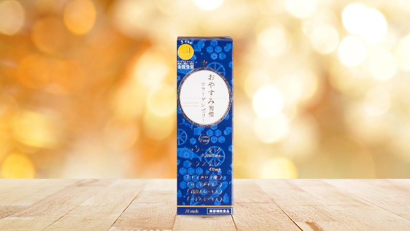 Thạch Collagen Oyasumi Shukan Nhật Bản 10 thanh