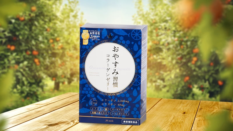 Thạch Collagen Oyasumi Shukan Nhật Bản 30 thanh