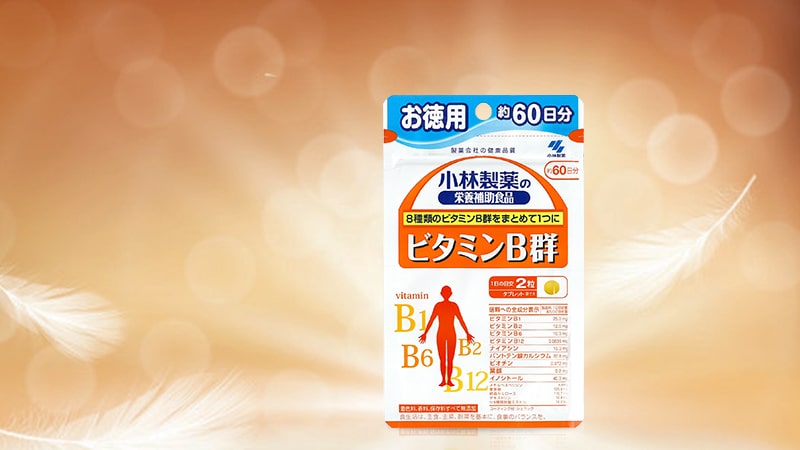 Viên uống bổ sung vitamin B và Canxi Kobayashi 120 viên