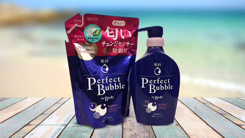 Bộ sữa tắm Senka Perfect Bubble For Body Floral+