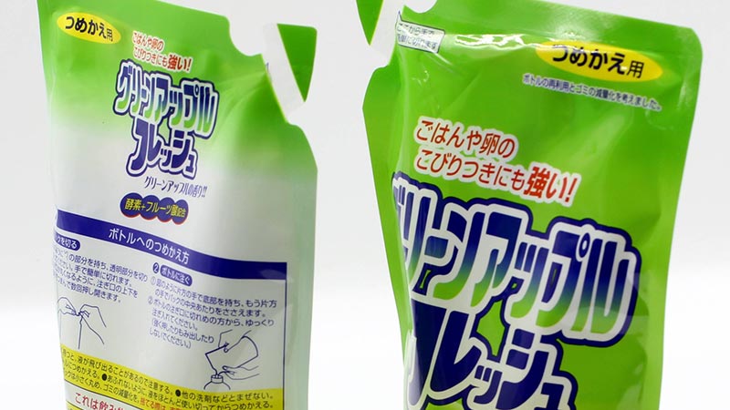Nước rửa chén hương táo Rocket Nhật Bản 500ml (Dạng túi)