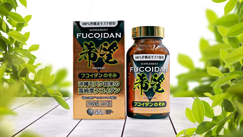 Viên uống hỗ trợ điều trị ung thư Mozuku Fucoidan Nozomi Gold