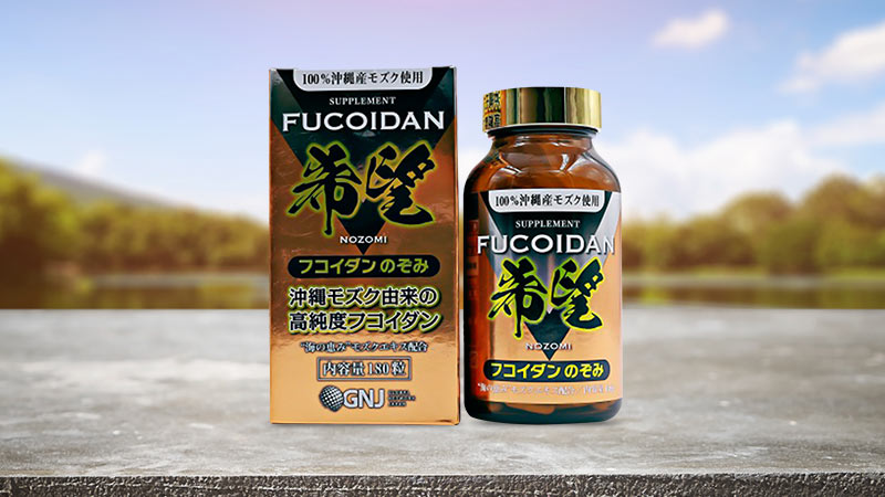 Viên uống hỗ trợ điều trị ung thư Mozuku Fucoidan Nozomi Gold