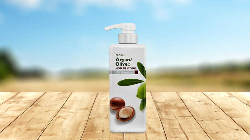 Dầu gội chiết xuất hạt Argan và dầu Oliu Kumano Beaua 550ml