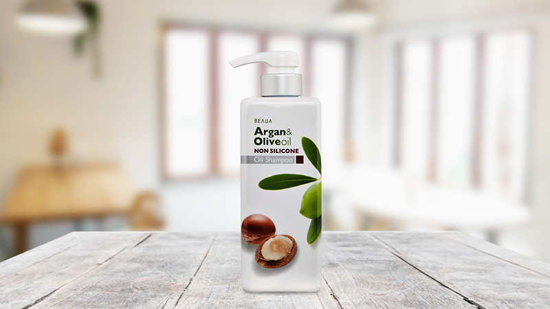 Dầu gội chiết xuất hạt Argan và dầu Oliu Kumano Beaua 550ml