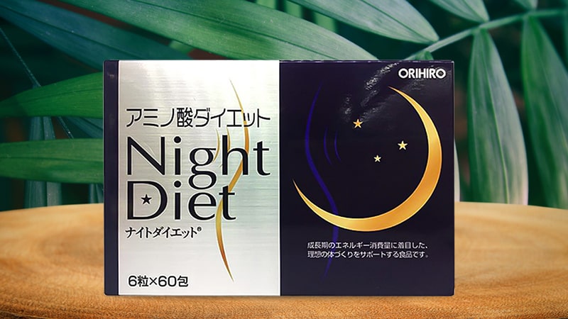 Viên uống giảm cân Orihiro Night Diet (Hộp 60 gói x 6 viên)