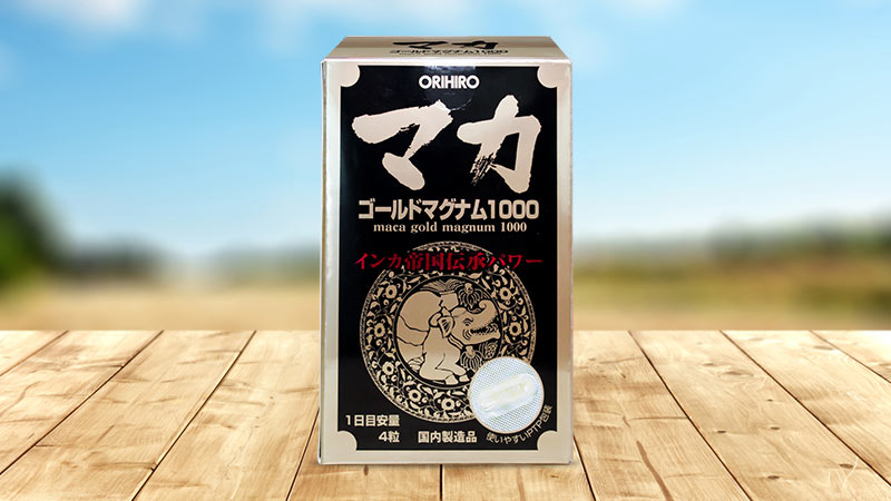 Viên uống hỗ trợ tăng cường sinh lý nam nữ Orihiro Maca Gold Magnum 1000 Orihiro 90 viên