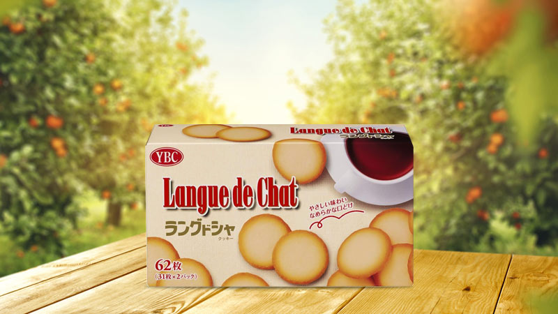 bánh quy YBC Langue de Chat 62 cái