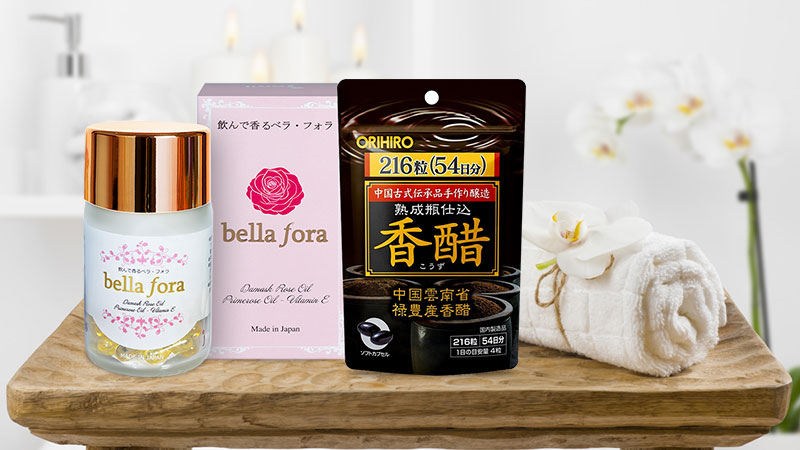 Bộ đôi lấy lại thanh xuân tuổi đôi mươi Bella Fora 35 viên và giấm đen Orihiro 216 viên