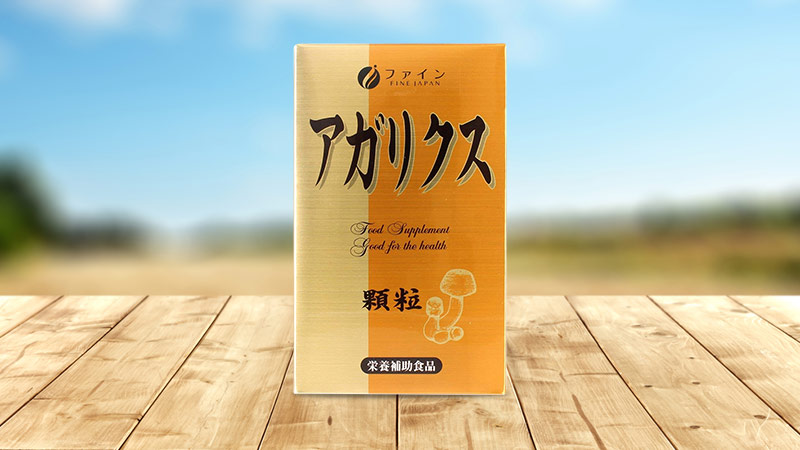 Bột nấm Agaricus kết hợp Vitamin C Fine Japan 180g