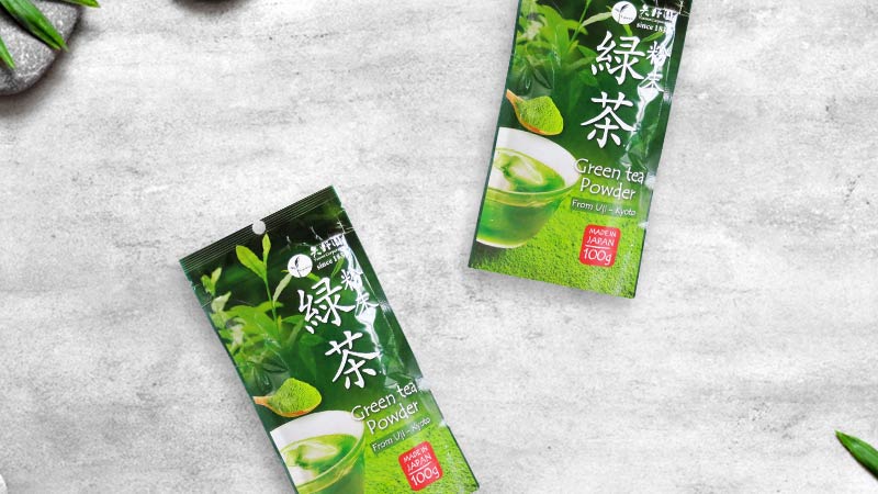 Bột trà xanh Yanoen Funmatsucha Nhật Bản