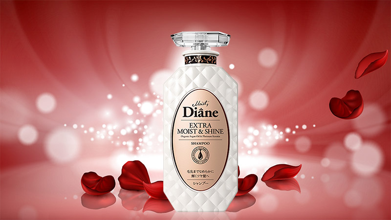 Dầu gội phục hồi tóc sáng bóng Moist Diane Extra Moist & Shine 450ml