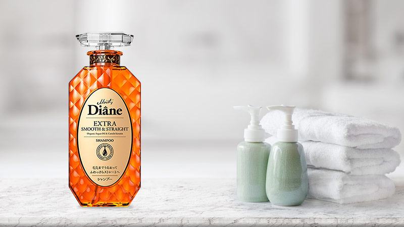 Dầu gội vào nếp thẳng mượt Moist Diane Extra Smooth & Straight 450ml
