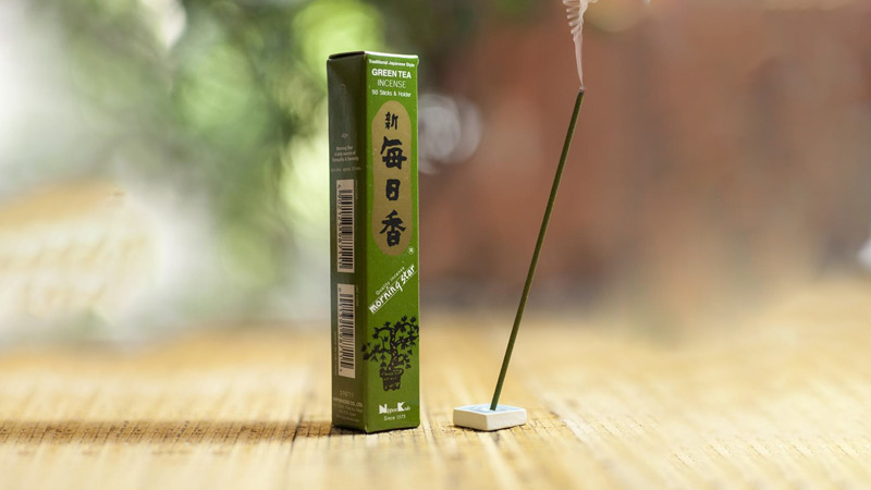 Hương Nippon Kodo Morning Star Green Tea 50 que (Hương trà xanh) 