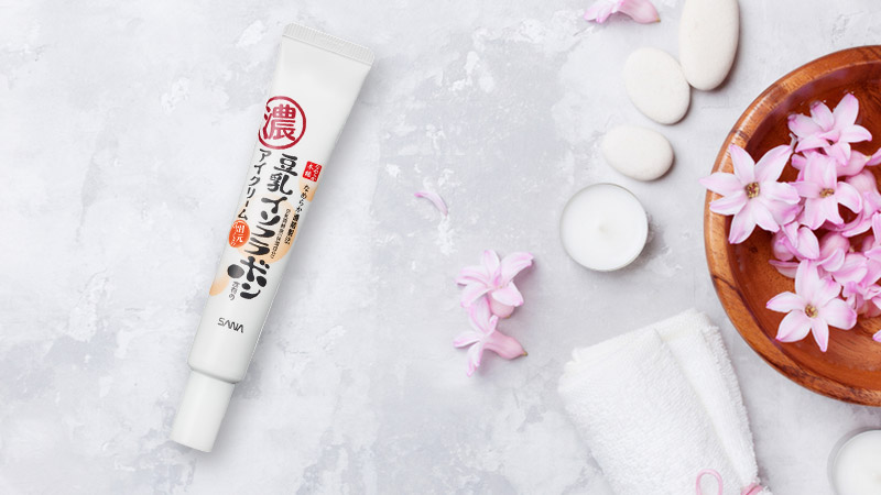 Kem trị thâm bọng mắt 3 trong 1 Sana Nameraka Wrinkle Eye Cream 20g