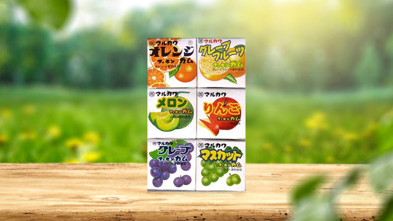 Kẹo cao su trái cây Marukawa Seika 6 hộp