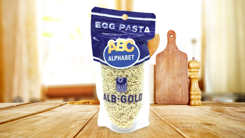 Nui trứng hình chữ cái NK Agency Egg Pasta