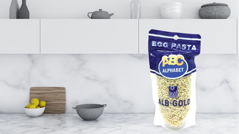 Nui trứng hình chữ cái NK Agency Egg Pasta