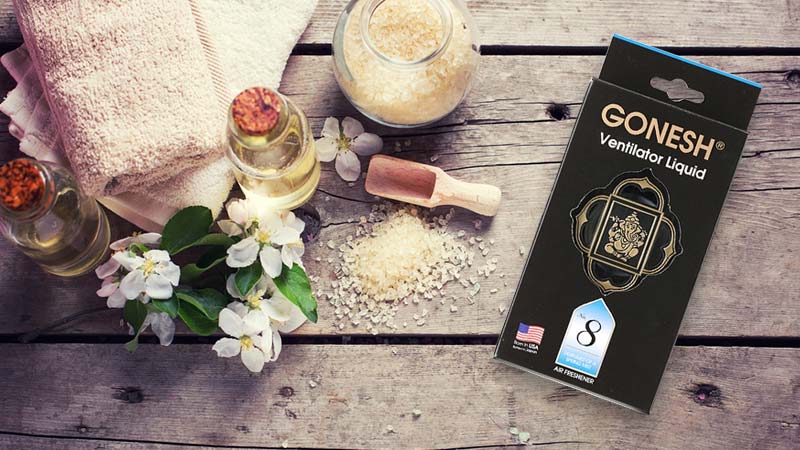 Nước hoa làm mát thông gió xe ô tô  Nippon Kodo Gonesh 2.6ml (Hương No.8)