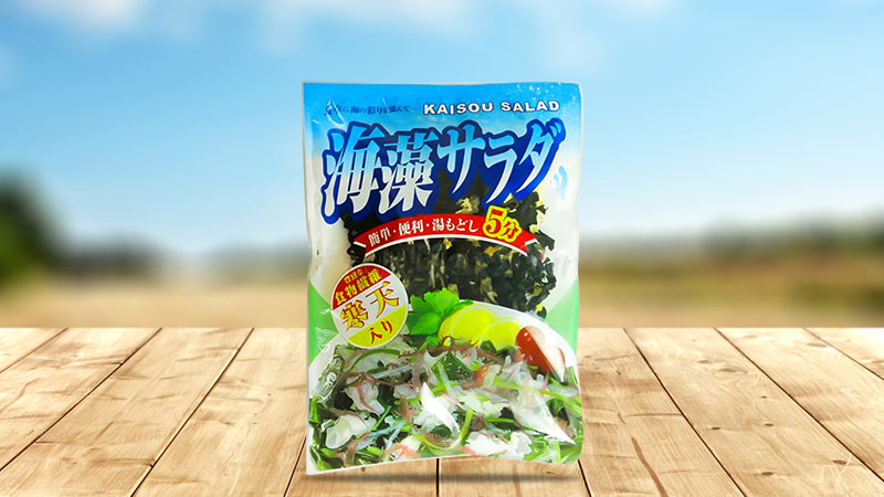 Rong biển hỗn hợp Sanko Wakame Kanten 