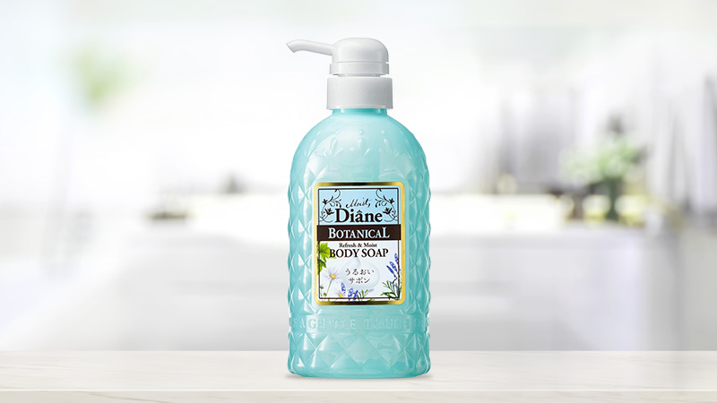 Sữa tắm cung cấp ẩm mát da Moist Diane Botanical Refresh & Moist 500ml (Hương bạc hà)