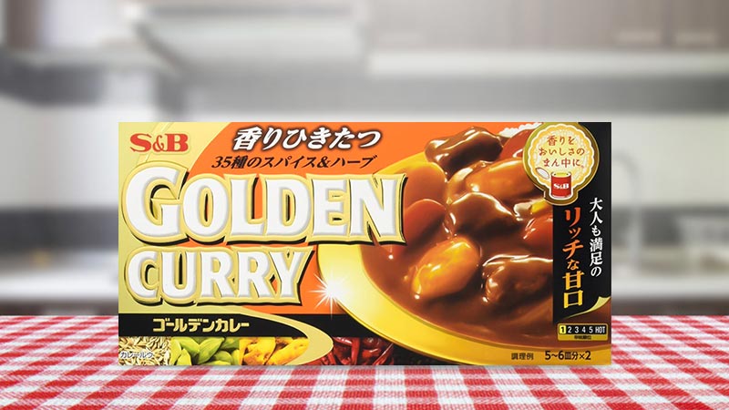 Viên nấu cà ri S&B Golden Curry 198g (Vị mặn ngọt)