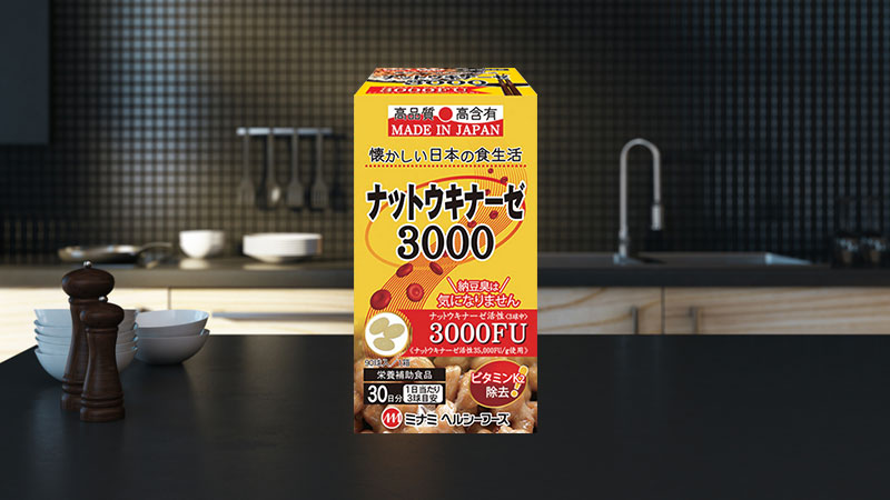 Viên uống hỗ trợ điều trị tai biến Southern Healthy Foods Nattokinase 3000FU 90 viên