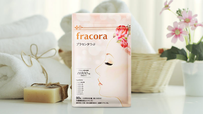 Viên uống trắng da Fracora White Placenta 90 viên