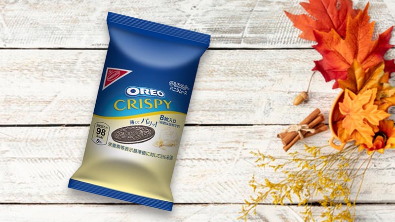 Bánh Oreo vị vani Crispy 8 cái