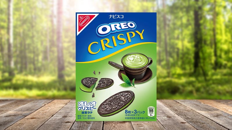 Bánh Oreo vị trà xanh Crispy 24 cái