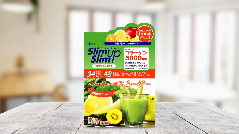 Bột uống hỗ trợ ăn kiêng và đẹp da vị trái cây Asahi Slim Up Slim 300g