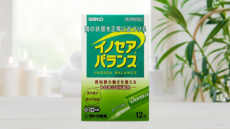Bột uống hỗ trợ dạ dày Sato Inocair Balance 12 gói