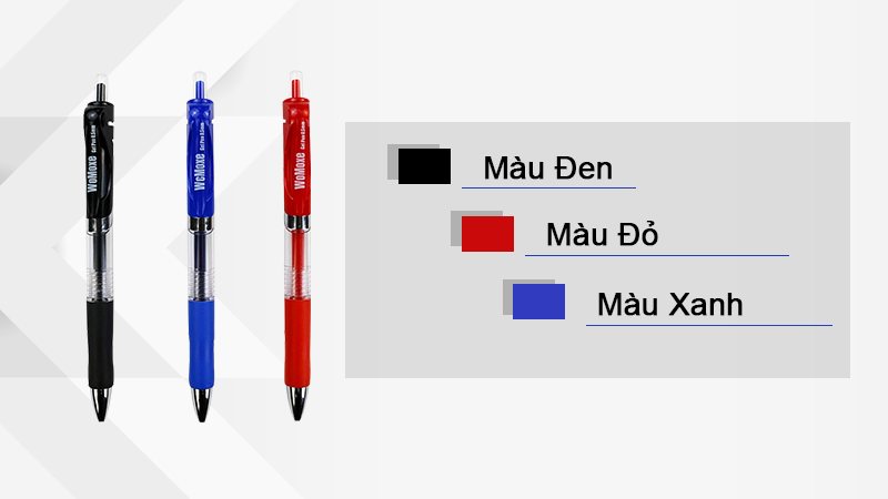 Combo 3 bút bi bấm Uni Lacknock Grip SN-101
