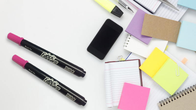 Combo 3 bút vẽ vải Marvy Uchida Fabric Markers 530