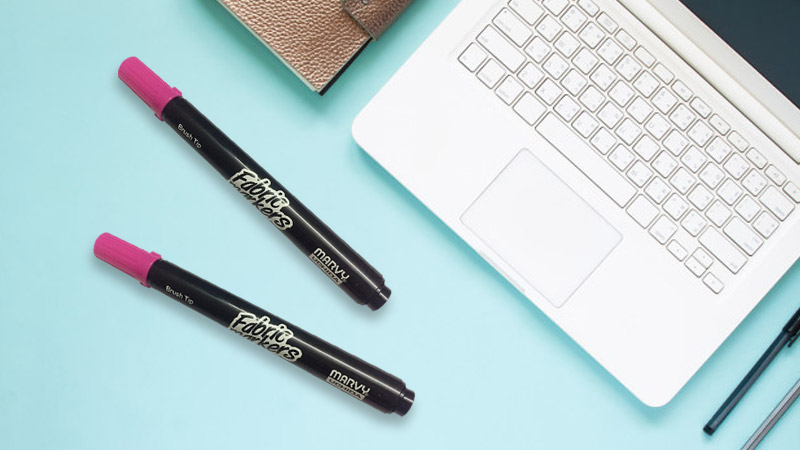 Combo 3 bút vẽ vải Marvy Uchida Fabric Markers 530