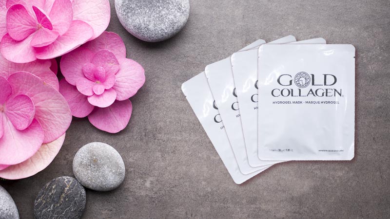 Combo 4 miếng mặt nạ Gold Collagen Hydrogel