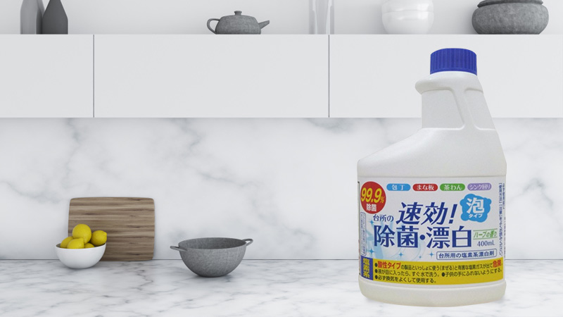 Dung dịch tẩy rửa nhà bếp Rocket Soap Nhật Bản 400ml