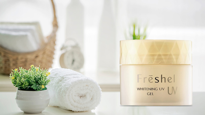 Gel dưỡng trắng, chống nắng Kanebo Freshel Whitening UV 80g