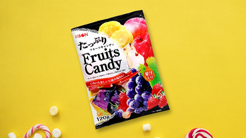 Kẹo trái cây Ribon Fruit Candy 120g