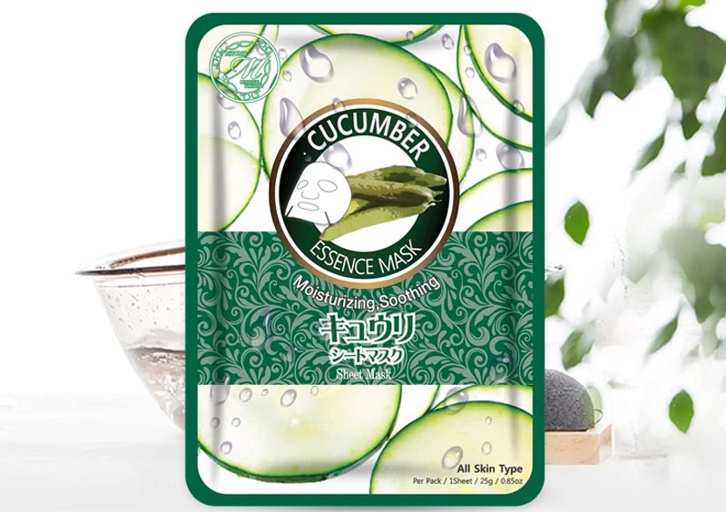 Mặt nạ dưa chuột Mitomo Natural Cucumber Moisturizing Soothing 1 miếng